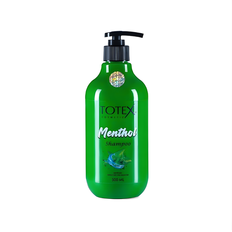 Totex Menthol Shampoo for Oily Hair, Scalp Cleansing, 750ml