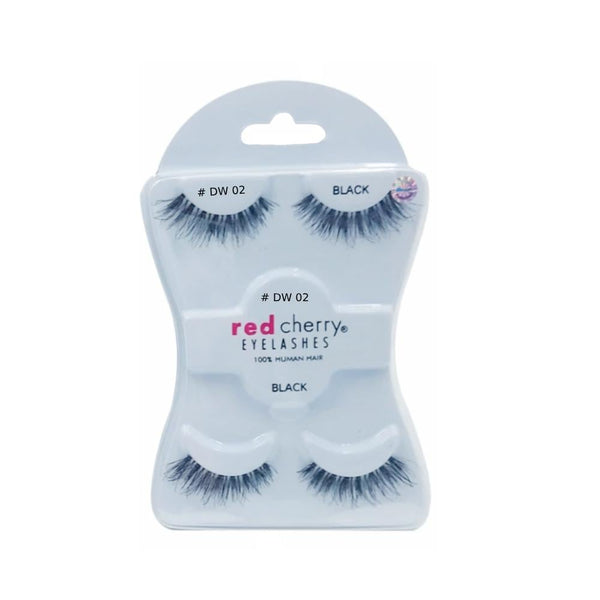 Red Cherry DW 02 Eyelashes 100% Sterilized Natural Hair Reusable