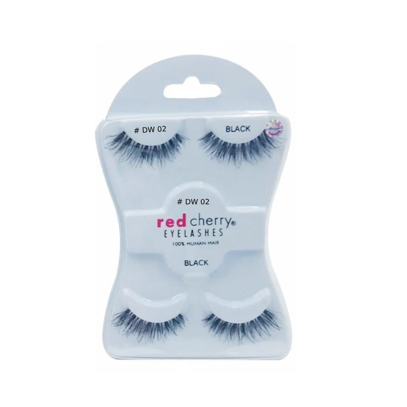 Red Cherry DW 02 Eyelashes 100% Sterilized Natural Hair Reusable