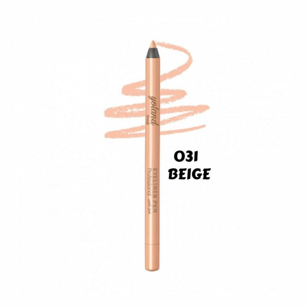 Yolande Beauty Cream Eyeliner Pencil, 031 Beige, Waterproof, Vitamin E