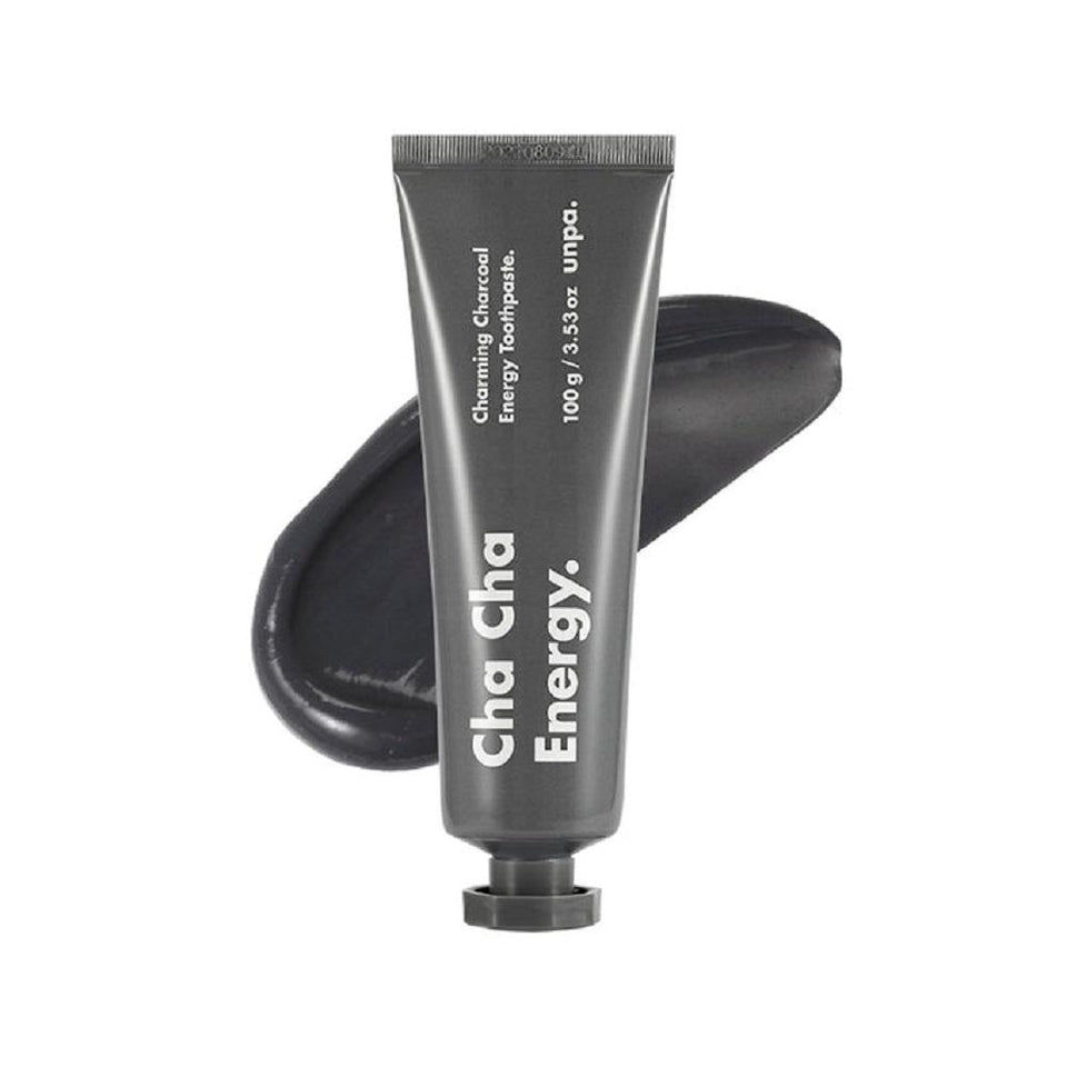 unpa Cha Cha Energy Toothpaste with Charcoal Extract for Whitening Teeth 100g