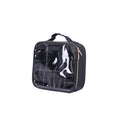 Salon System Black Cosmetic Bag with Gold Trim - 26cm x 24cm