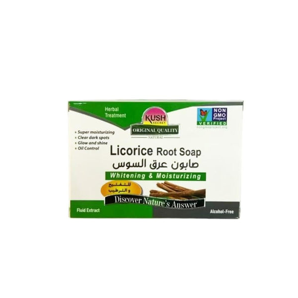 Brightening Bar Soap with Licorice Extract by Kush, 100g