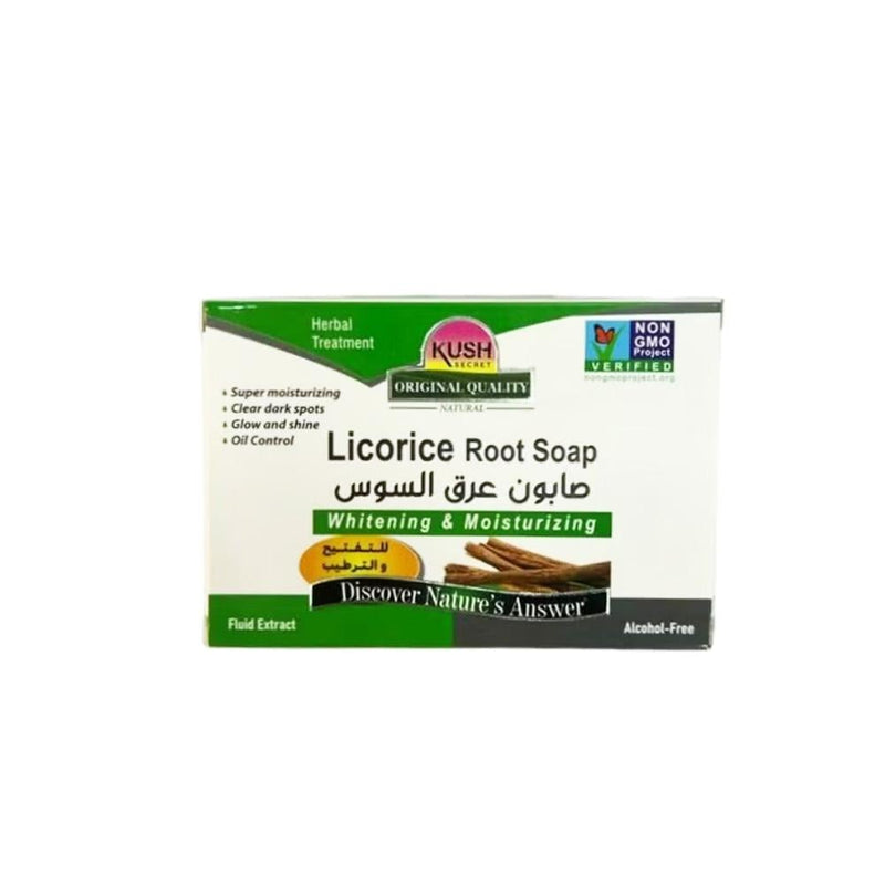 Brightening Bar Soap with Licorice Extract by Kush, 100g