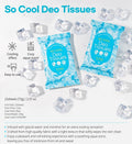Prreti So Cool Deodorant Wipes - Charcoal & Menthol - 15 Count
