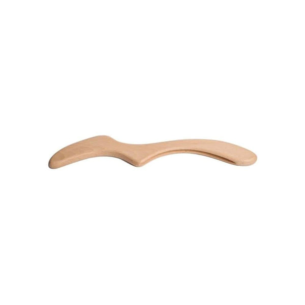 Wooden Massage Tool Curved Design Natural Wood Spa System 1 Count