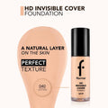 Flormar HD Invisible High Definition Foundation SPF 30 Light Ivory 30ml