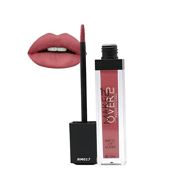 Make Over 22 Liquid Matte Lipstick NM017 Long-Lasting Bold Finish