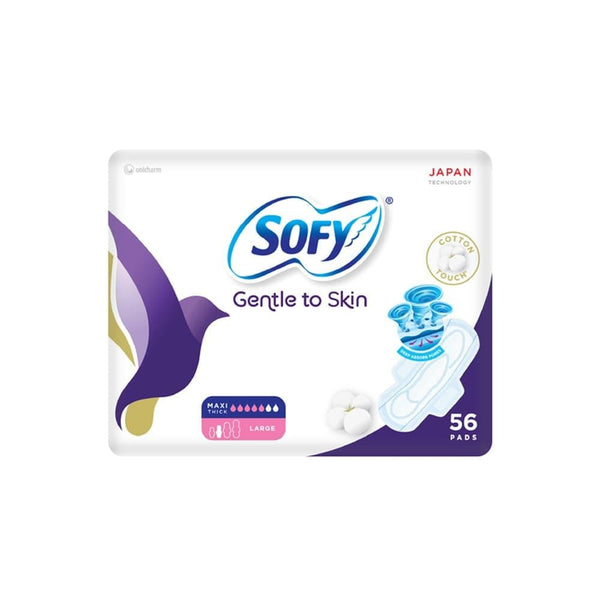 Best Sanitary Pads for 10 Year Olds Gentle Skin Maxi Thick Large Sofy 56 Pads