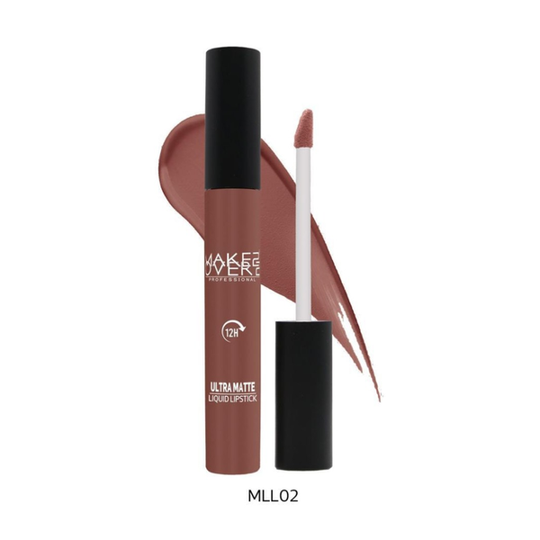 Make Over 22 Ultra Matte Liquid Lipstick MLL02 Full Coverage