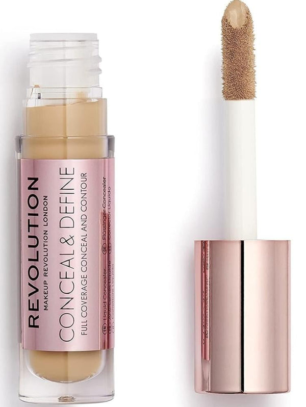 Liquid Touch Brightening Concealer Natural Finish Longwear Revolution 10ml