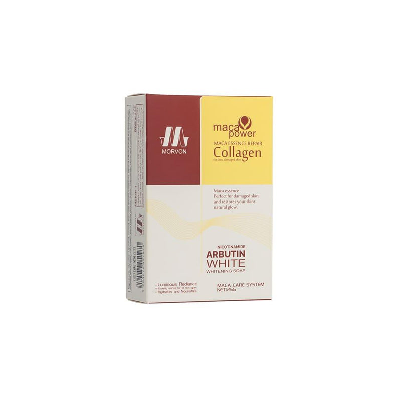 Maca Powder and Collagen Radiance Cleansing Bar by Morvon 125g