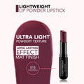 Flormar Lightwhite Powder Lipstick Matte Finish Shea Butter 013 Deep Bordeux