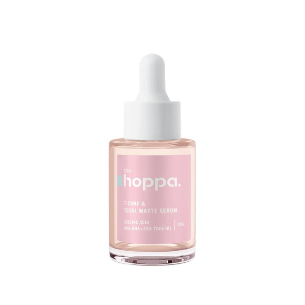 The Hoppa Pore Refining Serum, Shine Control, Azelaic Acid, AHA, BHA, 30ml
