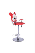 Salon System Mickey Mouse Children's Chair - Red - Adjustable Swivel