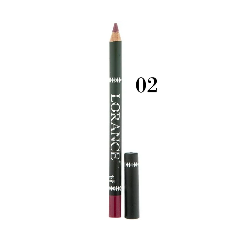 Lip Liner Pencil 24-Hour Wear Moisturizing Lorance 02