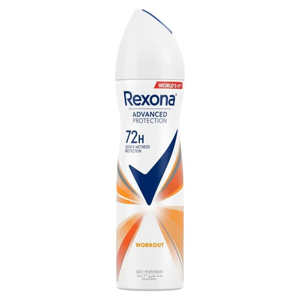 Best Women's Dry Spray Deodorant Work Out Protection Rexona 150ml