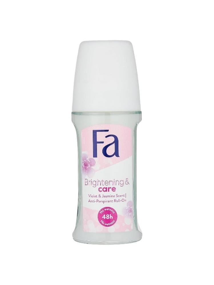 Fa Antiperspirant Roll-On Deodorant Brightening & Care Jasmine Scent 50ml