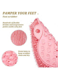 Silicone Loofah Body Scrubber Exfoliating Massage Tool Unipro 1 Piece