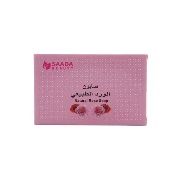 Natural Bar Soap Rose Extract Moisturising Saada Beauty 125g