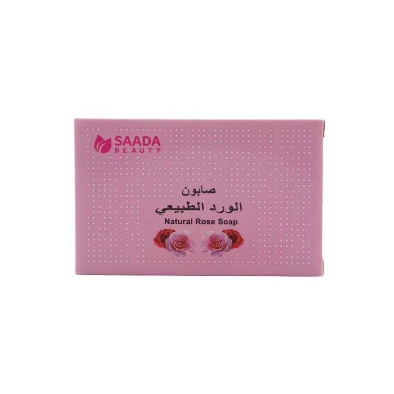 Natural Bar Soap Rose Extract Moisturising Saada Beauty 125g