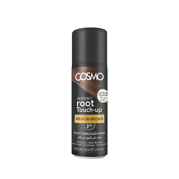 Cosmo Root Concealer Spray, Medium Brown, Non-Permanent, 75ml