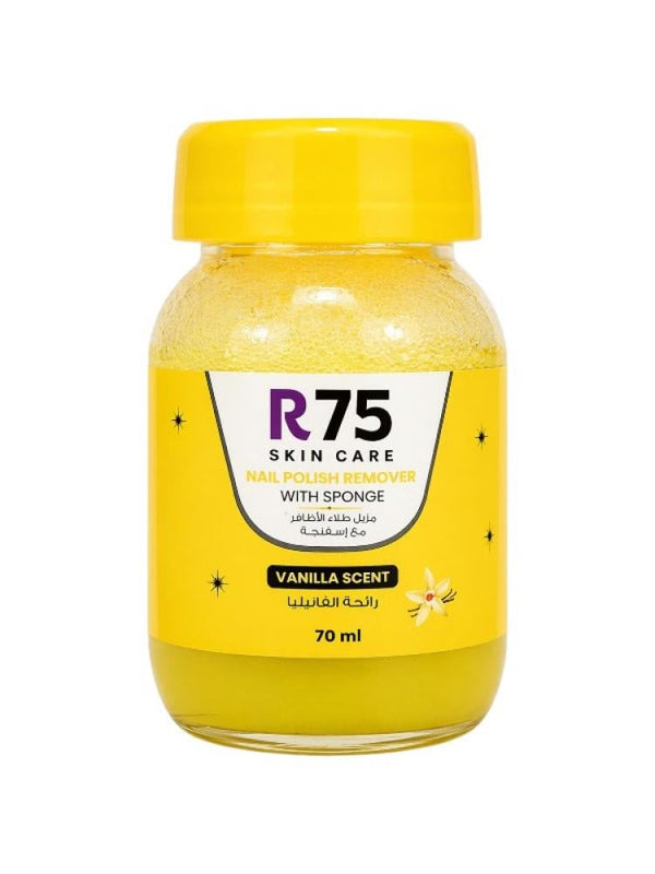 R75 Nail Polish Remover - Vanilla Scent 70 ml