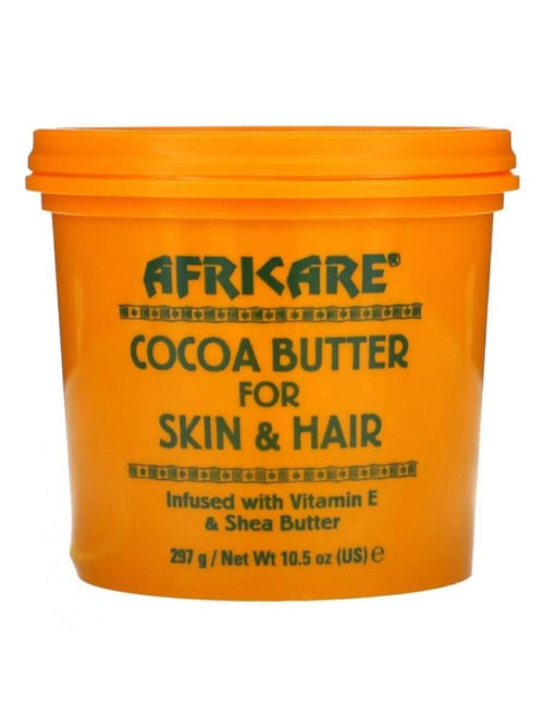 Afrkare Cocoa Butter Skin & Hair Care with Vitamin E - 297g