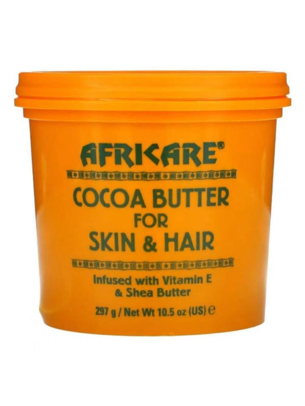 Afrkare Cocoa Butter Skin & Hair Care with Vitamin E - 297g