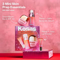 Kosas Plump Juicy Skincare Prep Set with SPF 40 Sunscreen, Collagen Serum, and Lip Booster