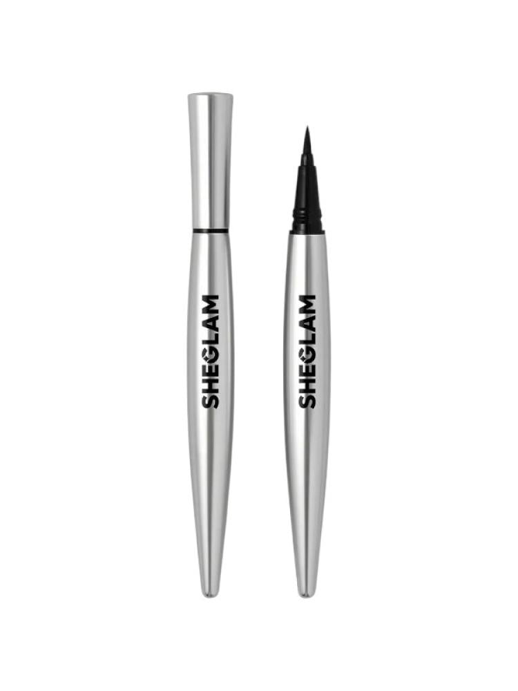 Sheglam Waterproof Liquid Eyeliner - Black - Smudge-Proof
