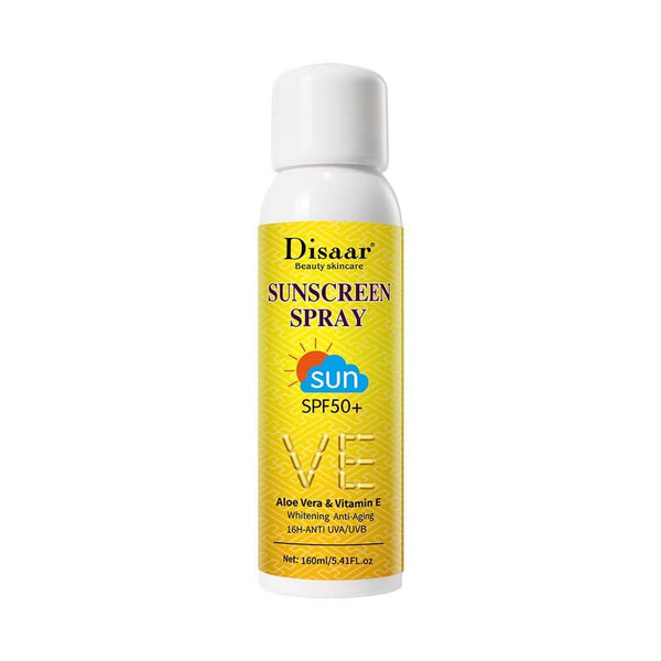 Spray Sunscreen for Face SPF 50 Aloe Vera Vitamin E Disaar 160ml