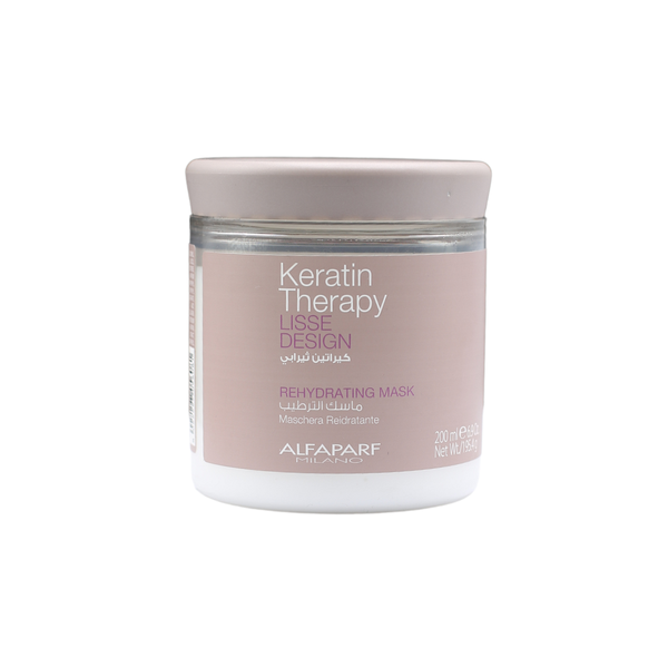Alfaparf Milano Keratin Therapy Hair Rehydration Mask 200ml Keratin Babassu Oil