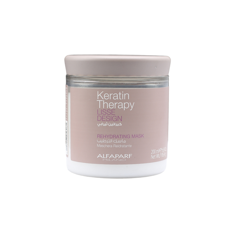 Alfaparf Milano Keratin Therapy Hair Rehydration Mask 200ml Keratin Babassu Oil