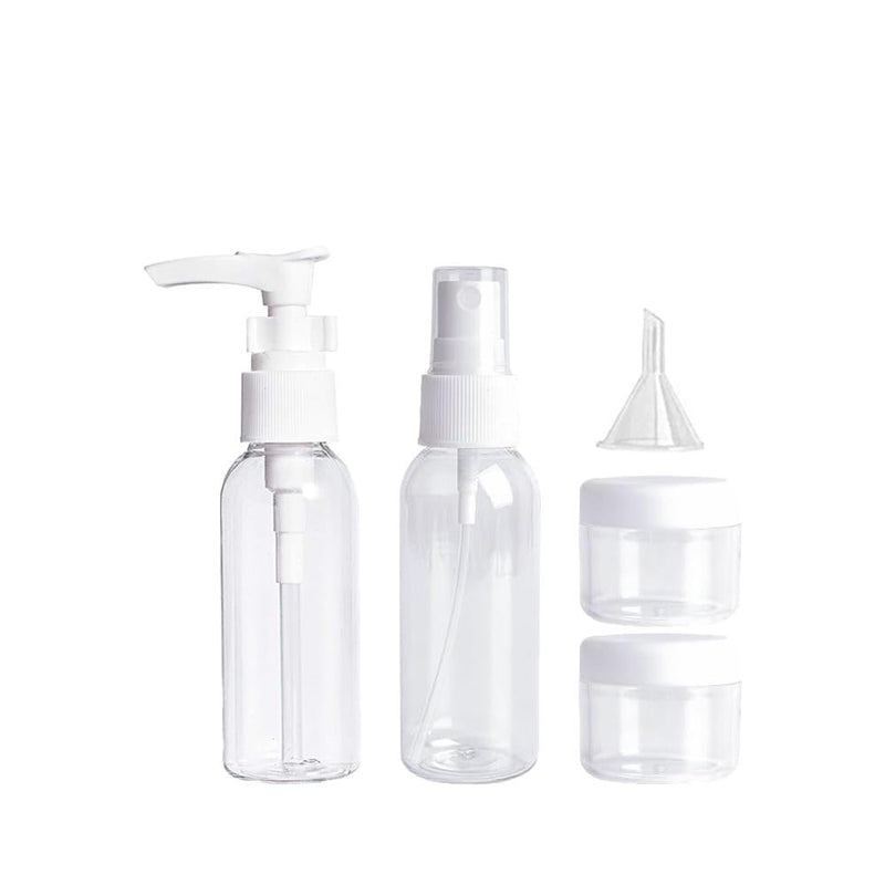 Dara Beauty Cosmetic Container and Sprayer Set, 4 Pieces, Travel Size
