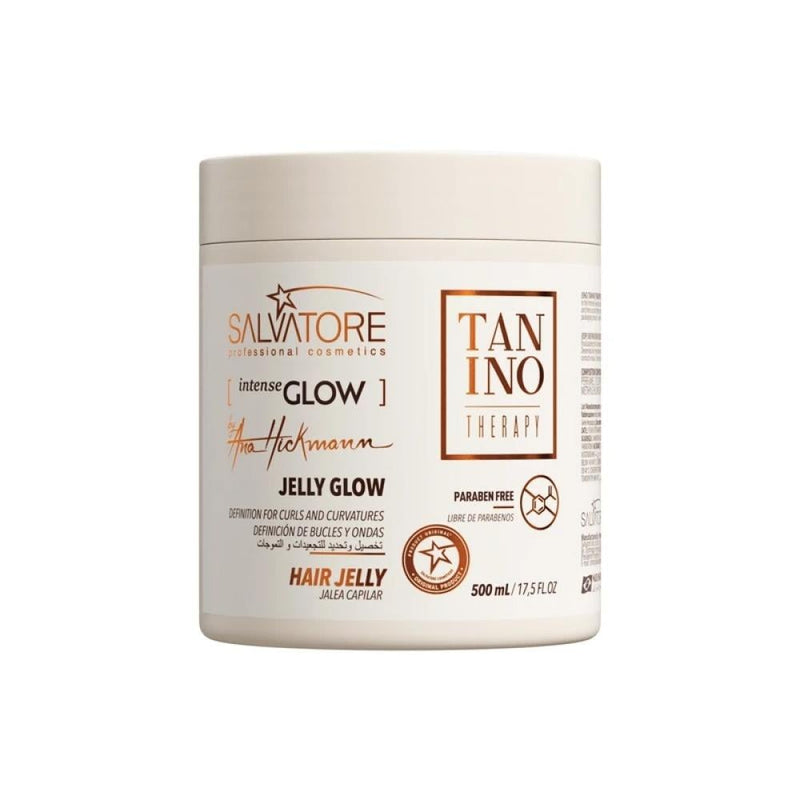 Strong Hold Gel For Curly Hair Intense Glow Jelly Salvatore Tanino Therapy 500ml