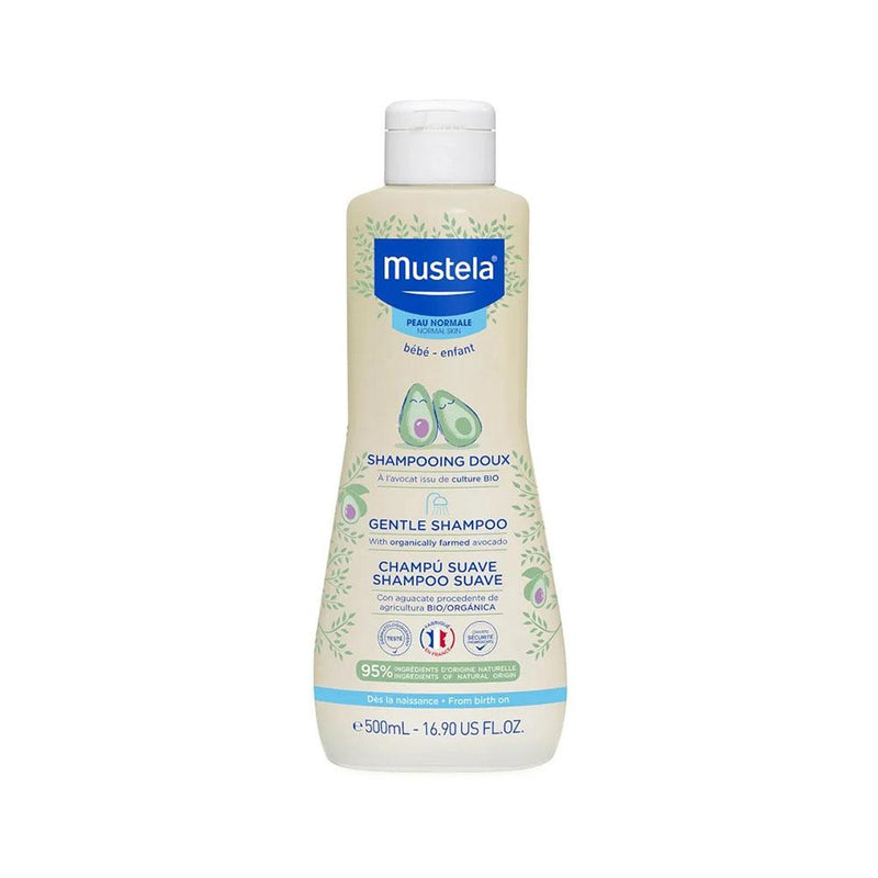 Best Baby Shampoo Gentle Tear-Free Natural Avocado Mustela 500ml
