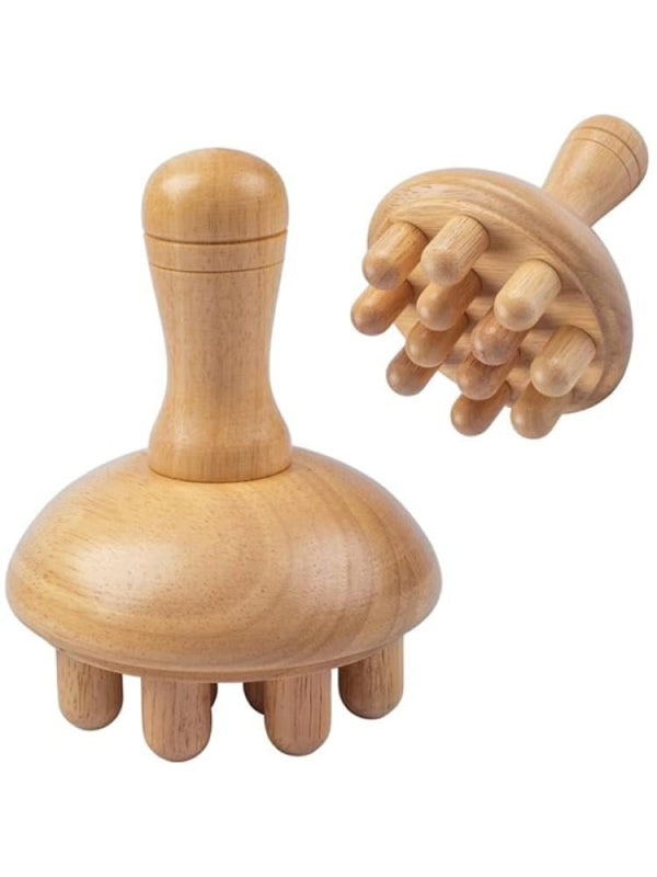 Salon System Wooden Massager for Muscle Relaxation and Stress Relief