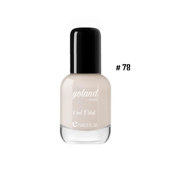 Yolande Beauty Nail Polish 78 - Quick-Drying, Glossy Finish