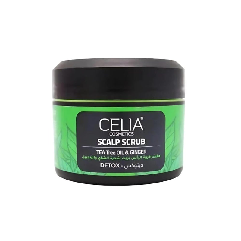 Celia Tea Tree & Ginger Scalp Scrub, Exfoliating, 300g