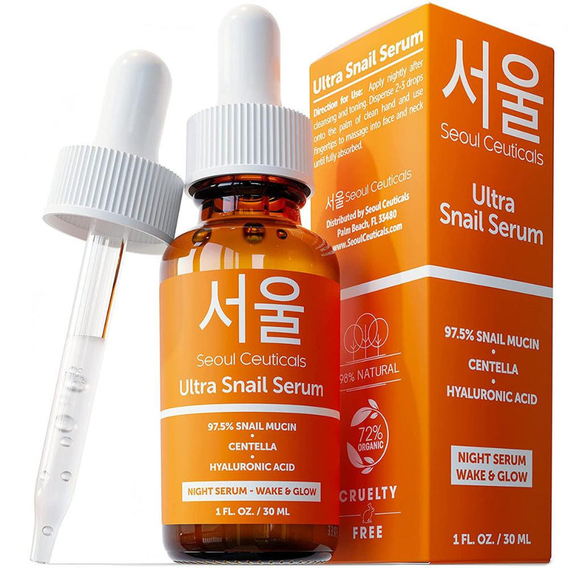Face Serum Buy Face Serum Ultra Snail Mucin Hydrating Seoul Ceuticals 30ml
