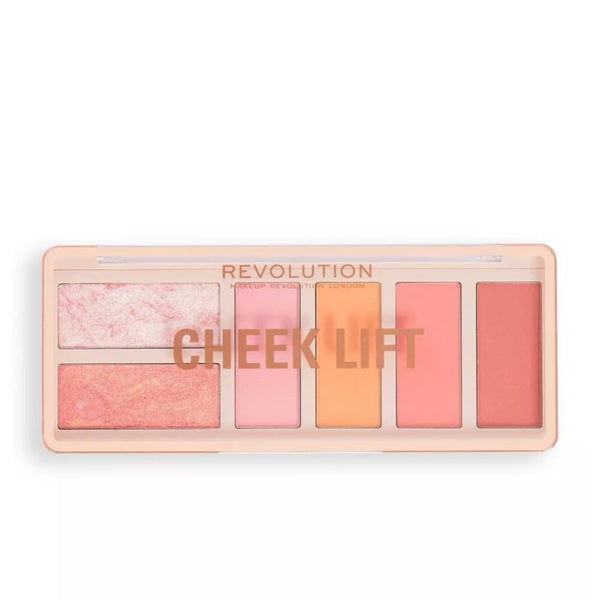 Revolution Cheek Lift Pink Energy Blush Palette, Buildable & Blendable, 10g