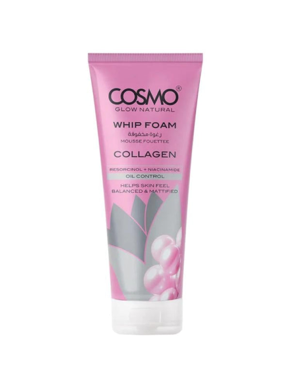 Cosmo Collagen Facial Cleansing Foam with Rose Extract & Vitamin B3 - 100g