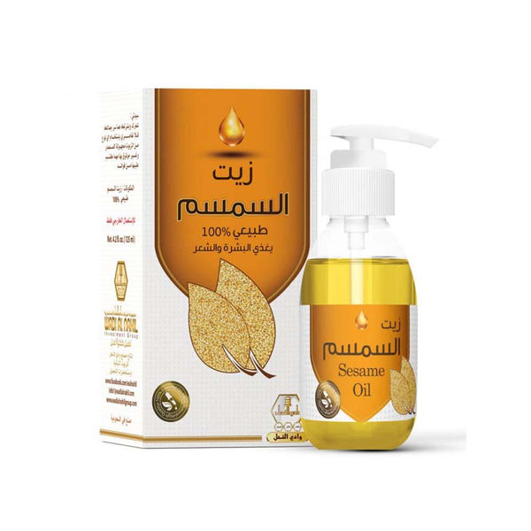 Sesame Oil for Skin Nourishment and Hair Conditioning - Wadi Al-Nahil 125ml