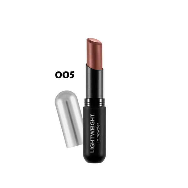 Flormar Light Wigget Lip Powder Lipstick, 005 Coffee Lover, Velvety Finish
