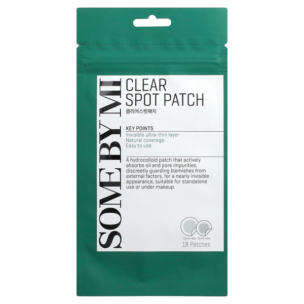 Hydrocolloid Blemish Patches for Clearer Looking Skin - Some By Mi - 18 Pack