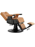 Salon System Men's Barber Chair - Camel Synthetic Leather