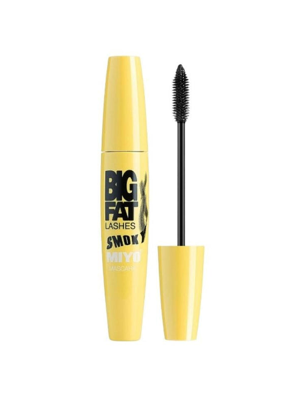 Miyo Big Fit Smoky Volume Mascara - Black | Intense Volume, Smoky Effect - 10 ml