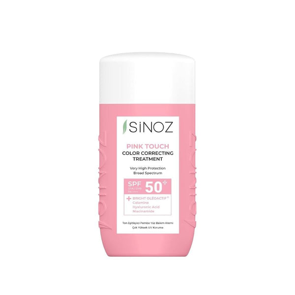 Sinoz Pink Touch Sunscreen and Skin Tone Corrector SPF 50+ 50ml