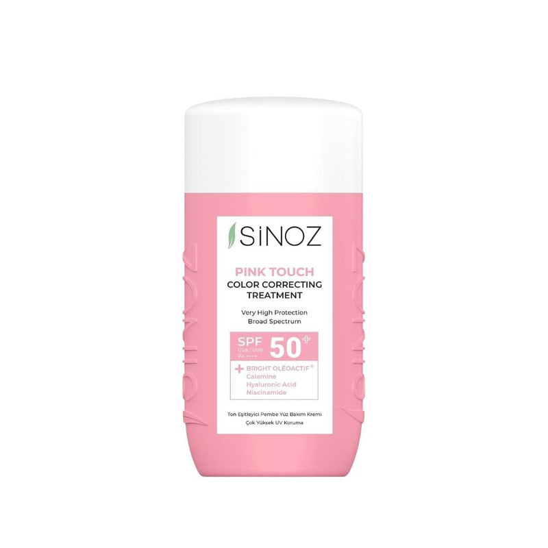 Sinoz Pink Touch Sunscreen and Skin Tone Corrector SPF 50+ 50ml